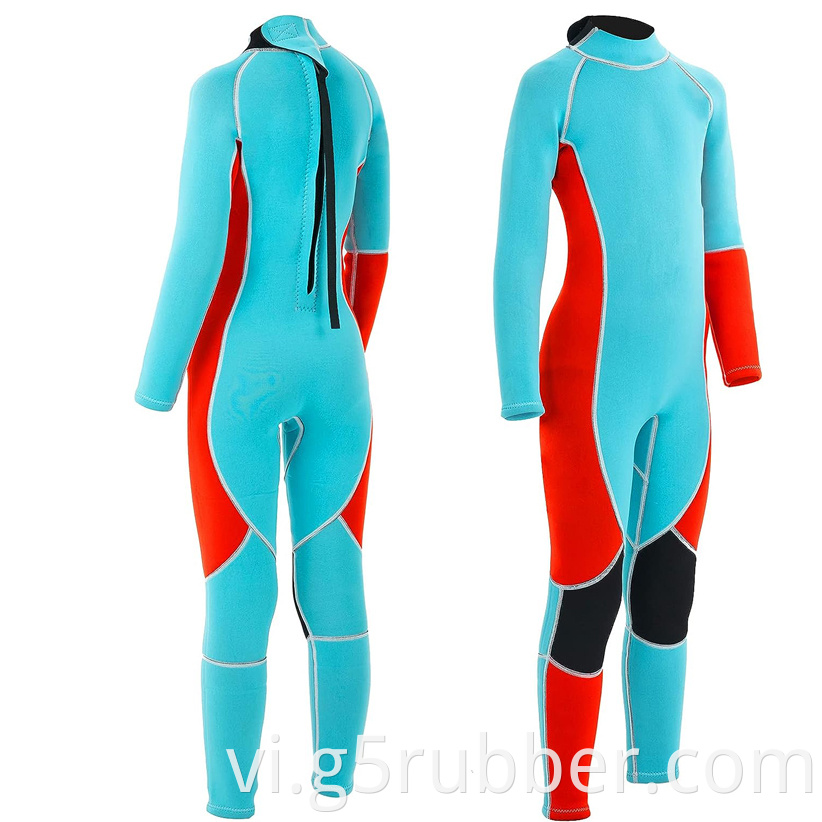 Youth Wetsuit 3mm Full Suit Neoprene Swimming Suit Long Sleeve Diving Suit